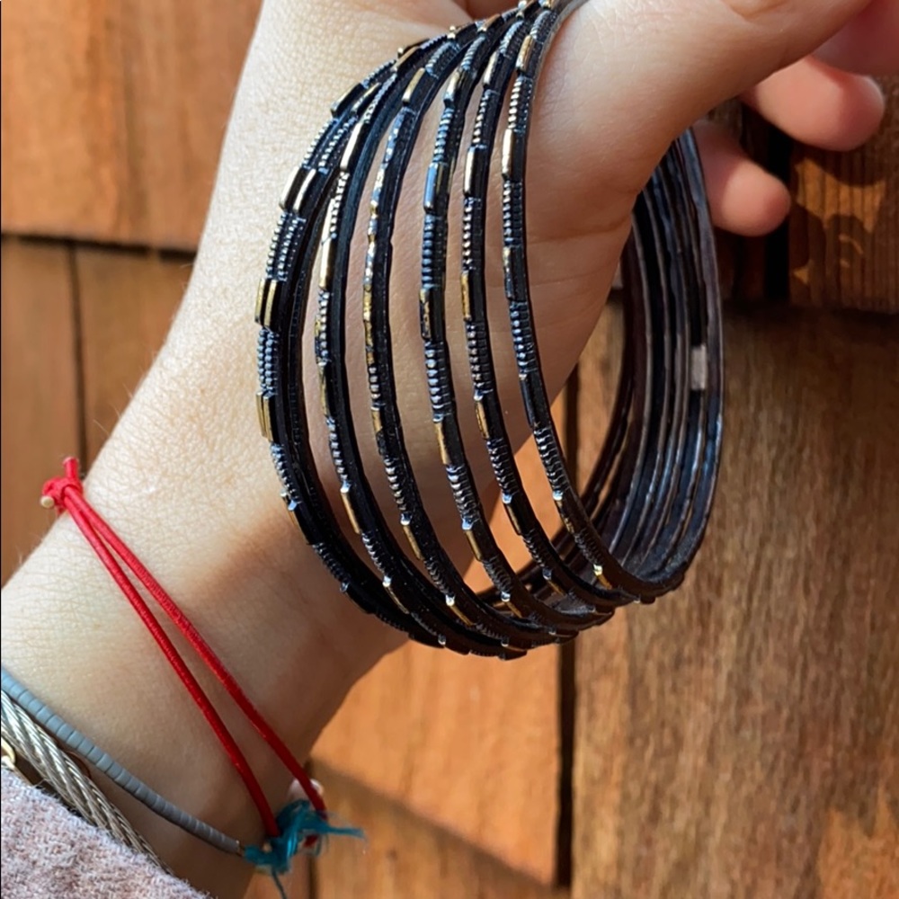 Black & Gold Bangles